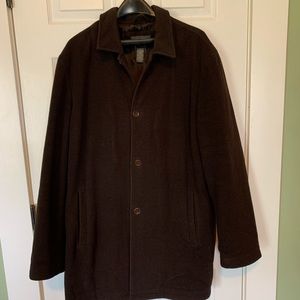 Banana Republic wool/cashmere blend brown coat